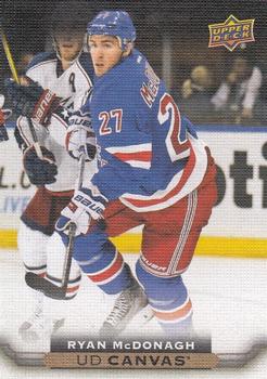 #C178 Ryan McDonagh - New York Rangers - 2015-16 Upper Deck - UD Canvas Hockey
