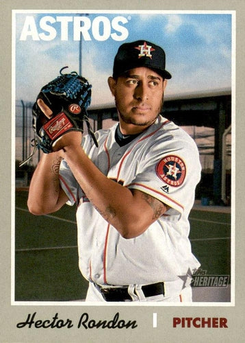 #178 Hector Rondon - Detroit Tigers - 2019 Topps Heritage Baseball