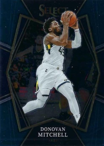 #178 Donovan Mitchell - Utah Jazz - 2021-22 Panini Select - Blue Basketball