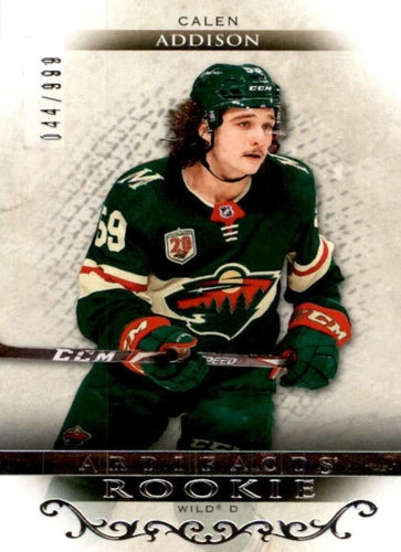 #178 Calen Addison - Minnesota Wild - 2021-22 Upper Deck Artifacts Hockey