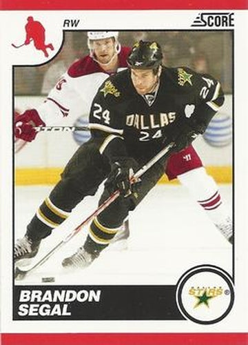 #178 Brandon Segal - Dallas Stars - 2010-11 Score Hockey