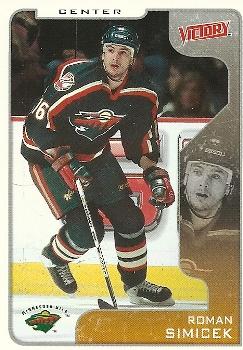#178 Roman Simicek - Minnesota Wild - 2001-02 Upper Deck Victory Hockey