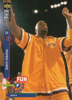 #178 Cedric Ceballos - Los Angeles Lakers - 1995-96 Collector's Choice Basketball