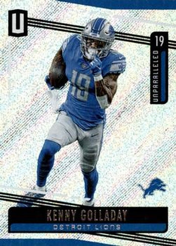 #178 Kenny Golladay - Detroit Lions - 2019 Panini Unparalleled Football