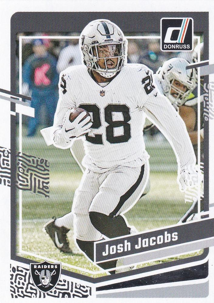 #178 Josh Jacobs - Las Vegas Raiders - 2023 Donruss Football