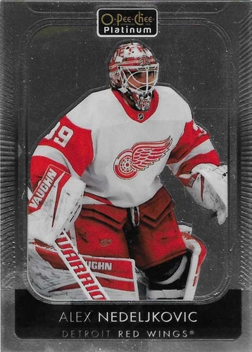 #178 Alex Nedeljkovic - Detroit Red Wings - 2021-22 O-Pee-Chee Platinum Hockey