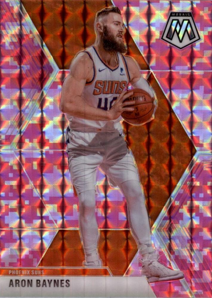#178 Aron Baynes - Phoenix Suns - 2019-20 Panini Mosaic - Camo Pink Basketball