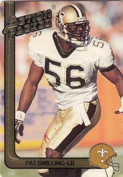 #178a Pat Swilling - New Orleans Saints - 1991 Action Packed Football