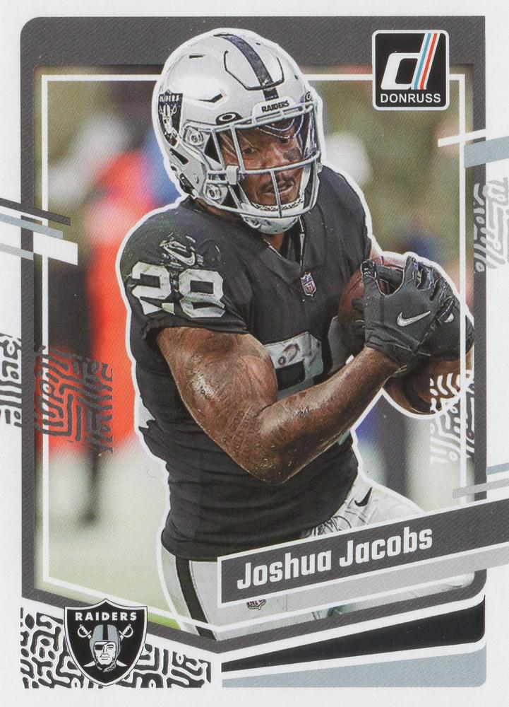#178b Josh Jacobs - Las Vegas Raiders - 2023 Donruss Football