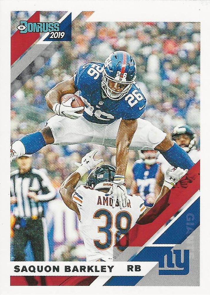 #179V Saquon Barkley - New York Giants - 2019 Donruss Football