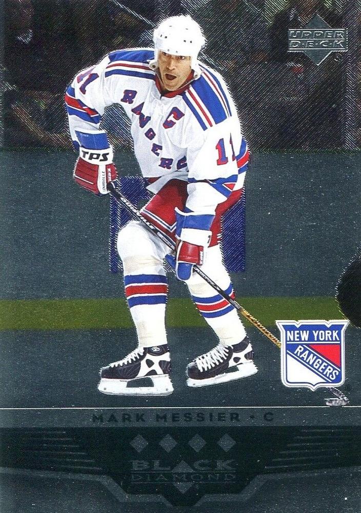 #179 Mark Messier - New York Rangers - 2005-06 Upper Deck Black Diamond Hockey