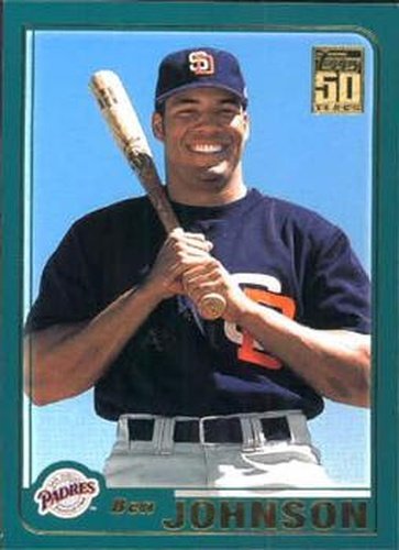 #T179 Ben Johnson - San Diego Padres - 2001 Topps Traded & Rookies Baseball