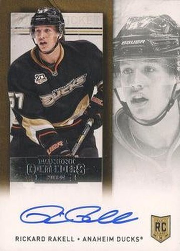 #179 Rickard Rakell - Anaheim Ducks - 2013-14 Panini Contenders Hockey