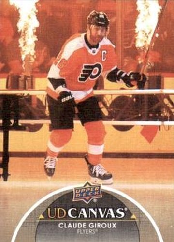 #C179 Claude Giroux - Philadelphia Flyers - 2021-22 Upper Deck - UD Canvas Hockey