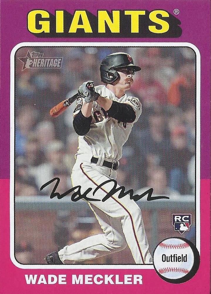 #179 Wade Meckler - San Francisco Giants - 2024 Topps Heritage Baseball