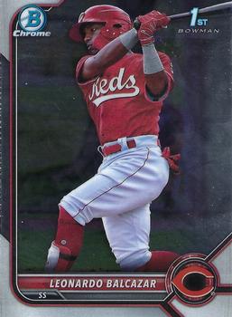 #BCP-179 Leonardo Balcazar FBC - Cincinnati Reds - 2022 Bowman - Chrome Prospects Baseball