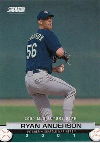 #179 Ryan Anderson - Seattle Mariners - 2001 Stadium Club Baseball