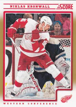 #179 Niklas Kronwall - Detroit Red Wings - 2012-13 Score - Gold Rush Hockey