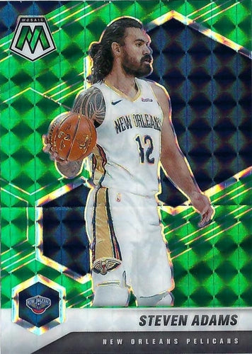 #179 Steven Adams - New Orleans Pelicans - 2020-21 Panini Mosaic - Mosaic Green Basketball
