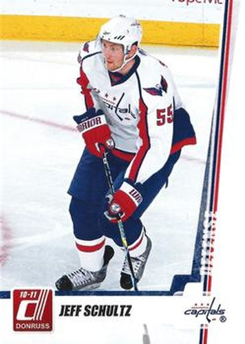 #17 Jeff Schultz - Washington Capitals - 2010-11 Donruss Hockey
