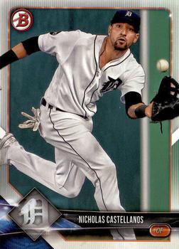 #17 Nicholas Castellanos - Detroit Tigers - 2018 Bowman Baseball