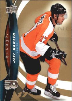 #17 Jeff Carter - Philadelphia Flyers - 2009-10 Upper Deck Trilogy Hockey