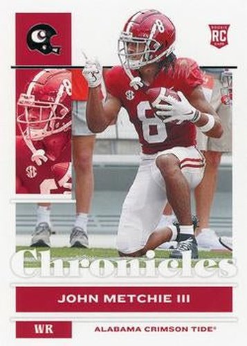 #17 John Metchie III - Alabama Crimson Tide - 2022 Panini Chronicles Draft Picks Football