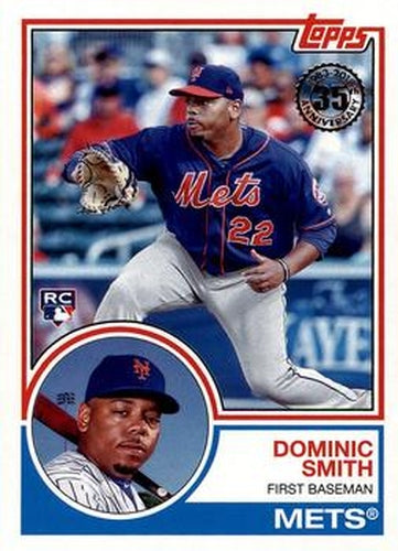#83-17 Dominic Smith - New York Mets - 2018 Topps - 1983 Topps Baseball 35th Anniversary Baseball