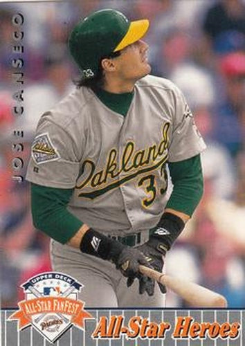 #17 Jose Canseco - Oakland Athletics - 1992 Upper Deck All-Star FanFest Baseball