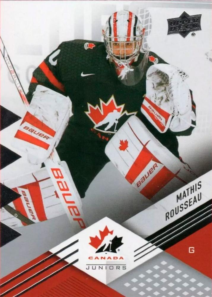 #17 Mathis Rousseau - Canada - 2024 Upper Deck Team Canada Juniors Hockey