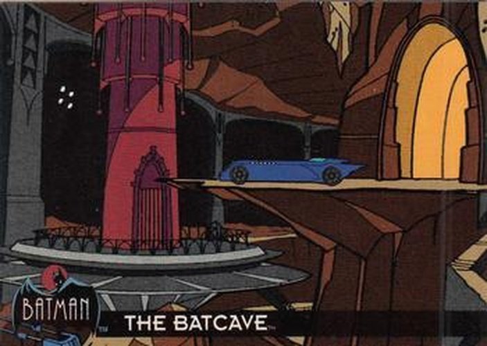#17 The Batcave : Deep Below Wayne Manor - 1993 Topps Batman The Animated Series