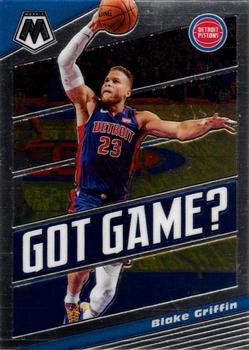#17 Blake Griffin - Detroit Pistons - 2019-20 Panini Mosaic - Got Game Basketball