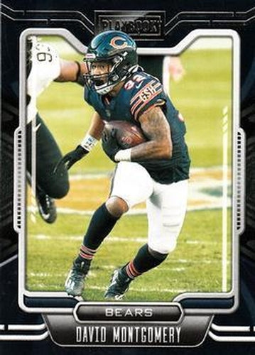#17 David Montgomery - Chicago Bears - 2021 Panini Playbook Football