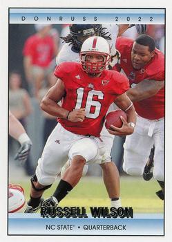 #17 Russell Wilson - NC State Wolfpack - 2022 Panini Chronicles Draft Picks - Donruss Retro Football