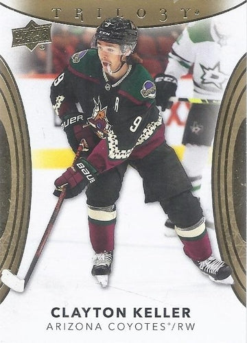 #17 Clayton Keller - Arizona Coyotes - 2022-23 Upper Deck Trilogy Hockey