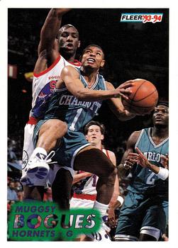 #17 Muggsy Bogues - Charlotte Hornets - 1993-94 Fleer Basketball