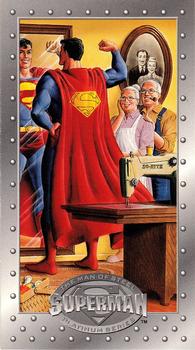 #17 And Now….Superman! - 1994 SkyBox Superman Man of Steel Platinum Series