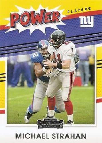 #PP-MST Michael Strahan - New York Giants - 2021 Panini Contenders - Power Players Football