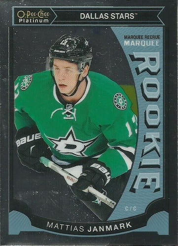 #M17 Mattias Janmark - Dallas Stars - 2015-16 O-Pee-Chee Platinum - Marquee Rookies Hockey