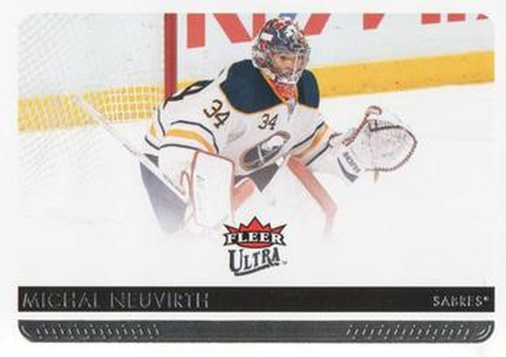 #17 Michal Neuvirth - Buffalo Sabres - 2014-15 Ultra Hockey