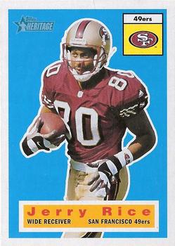 #17 Jerry Rice - San Francisco 49ers - 2001 Topps Heritage Football