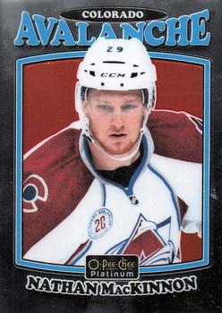 #R-17 Nathan MacKinnon - Colorado Avalanche - 2016-17 O-Pee-Chee Platinum - Retro Hockey