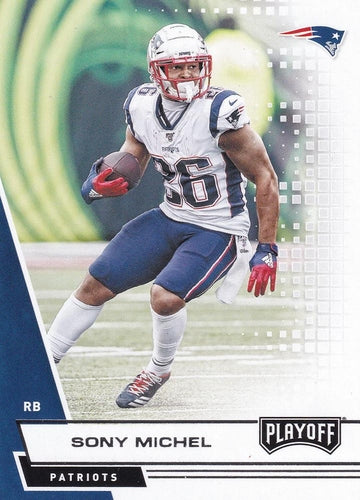 #17 Sony Michel - New England Patriots - 2020 Panini Playoff Football
