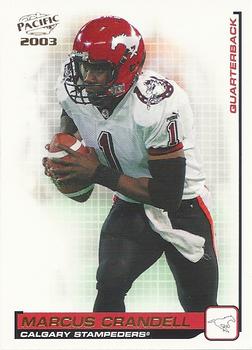 #17 Marcus Crandell - Calgary Stampeders - 2003 Pacific CFL Football