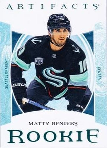#180 Matty Beniers - Seattle Kraken - 2022-23 Upper Deck Artifacts Hockey