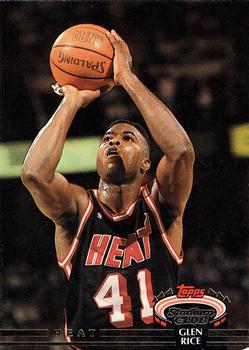 #180 Glen Rice - Miami Heat - 1992-93 Stadium Club Basketball