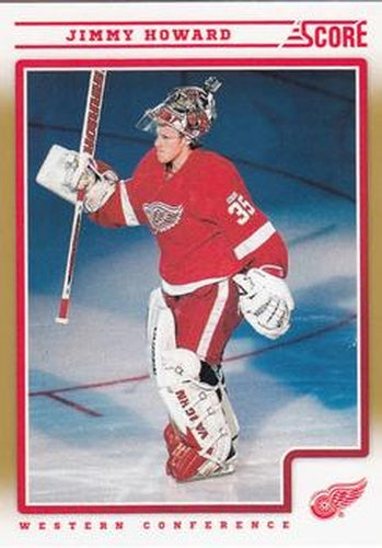 #180 Jimmy Howard - Detroit Red Wings - 2012-13 Score - Gold Rush Hockey