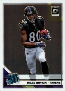 #180 Miles Boykin - Baltimore Ravens - 2019 Donruss Optic Football
