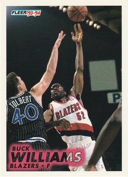 #180 Buck Williams - Portland Trail Blazers - 1993-94 Fleer Basketball