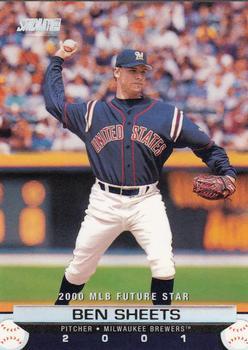#180 Ben Sheets - Milwaukee Brewers - 2001 Stadium Club Baseball